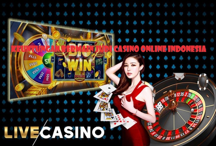 Keuntungan Bermain Judi Casino Online Indonesia